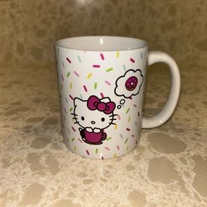 Hello Kitty Pink and White Coffee Mug